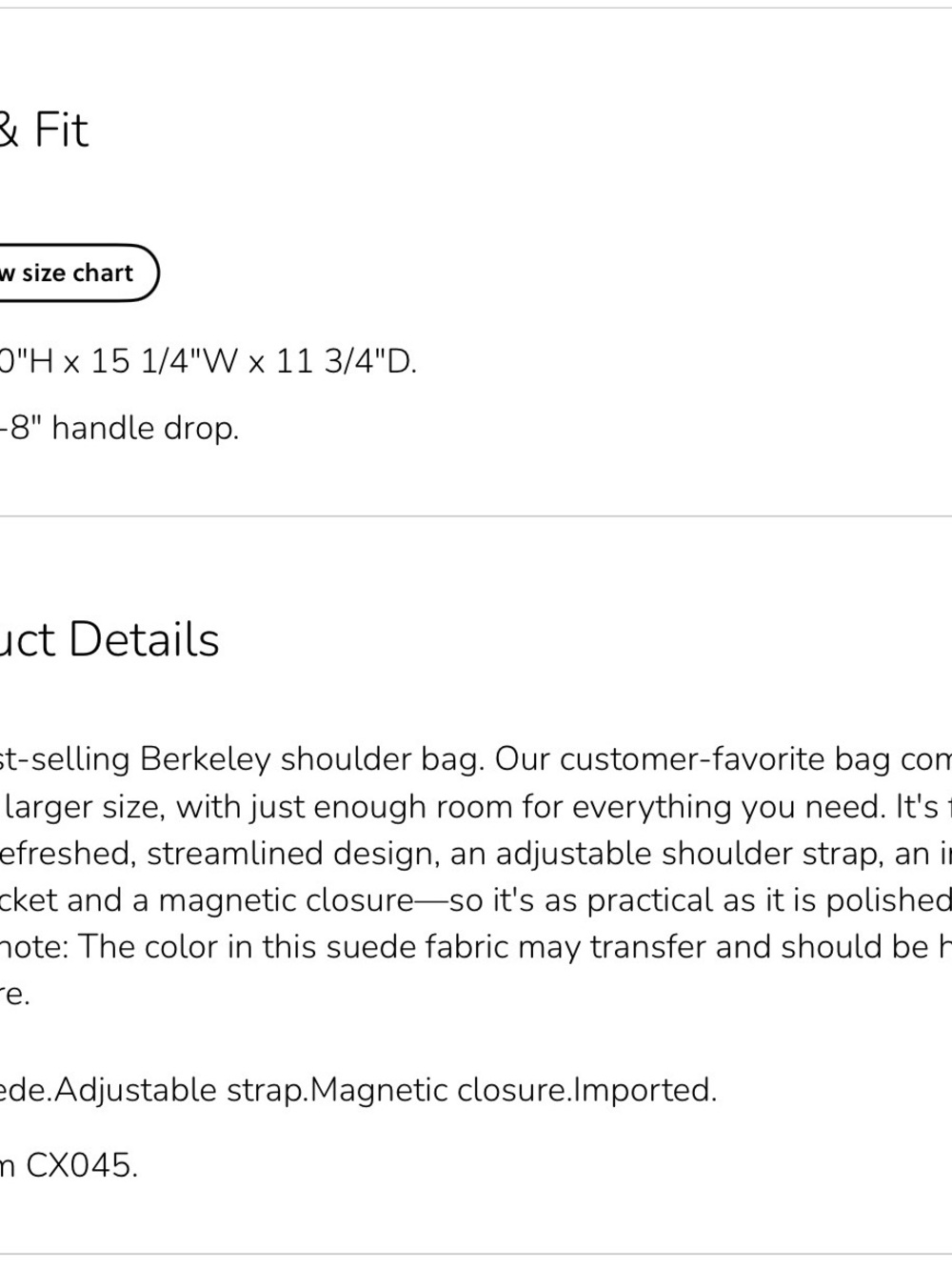 Jcrew Berkeley Large Shoulder Bag in Sunkissed Tan, NWOT - Picture 8 of 8
